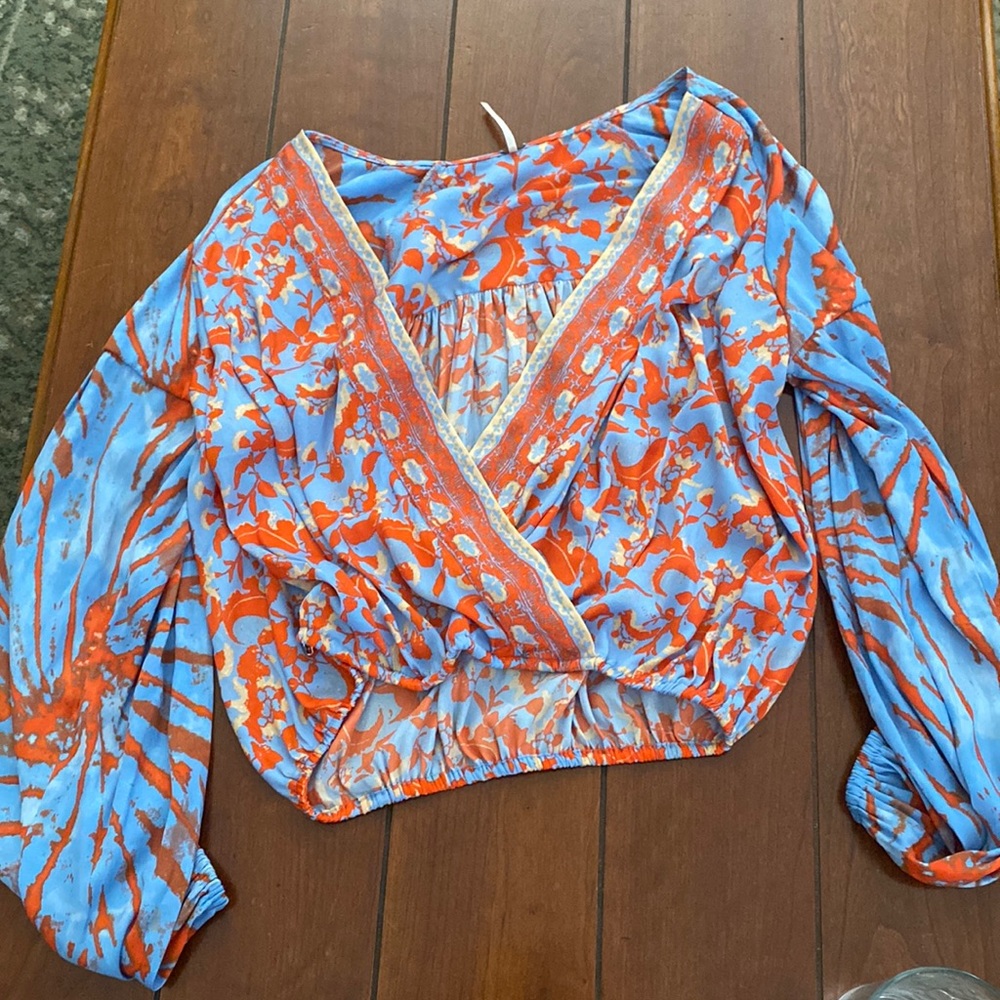 Free people wrap top